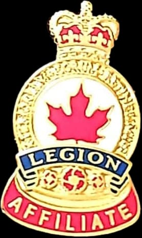 Royal Canadian Legion Affiliate recognition pin
